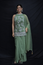 Load image into Gallery viewer, Dhoti Skirt with Short Top