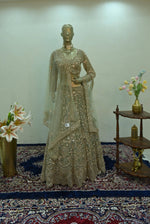 Load image into Gallery viewer, Sage Royale Bridal Lehenga