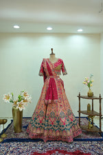 Load image into Gallery viewer, Rang Mahal Rani Pink Bridal Lehenga Set