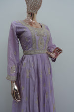 Load image into Gallery viewer, Festive long dress set with matching chunni