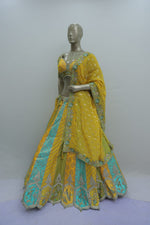 Load image into Gallery viewer, Festive crop top style designer dress