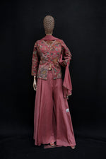 Load image into Gallery viewer, Festive co-ord set with palazzo and dupatta