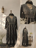 Load image into Gallery viewer, Lucknowi Chikankari Anarkali Suit Set