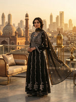 Load image into Gallery viewer, Lucknowi Chikankari Anarkali Suit Set