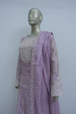 Load image into Gallery viewer, Elegant Simar silk gharara set for weddings
