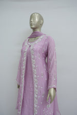 Load image into Gallery viewer, Indo Western long dress with central cut
