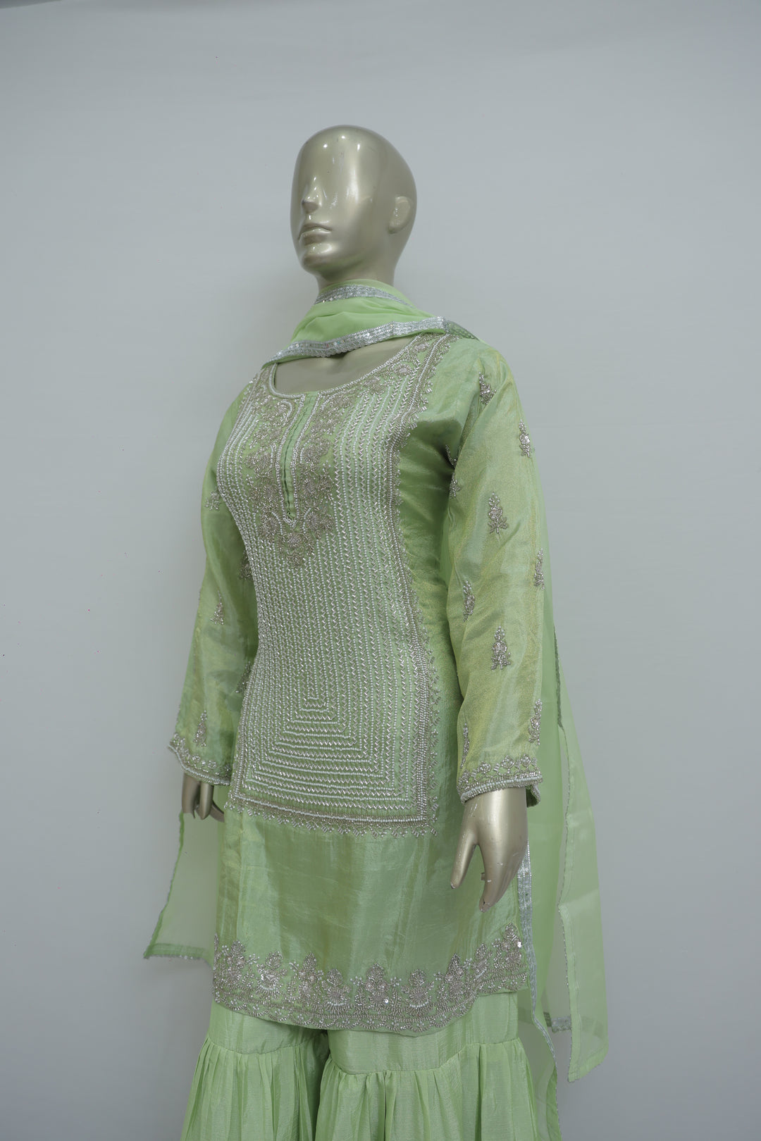 Festive sharara kurta suit for celebrations