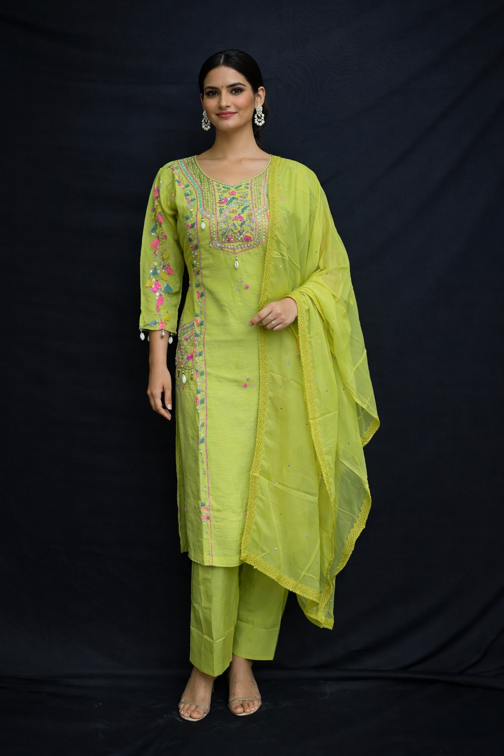 Kurta Pant with Dupatta