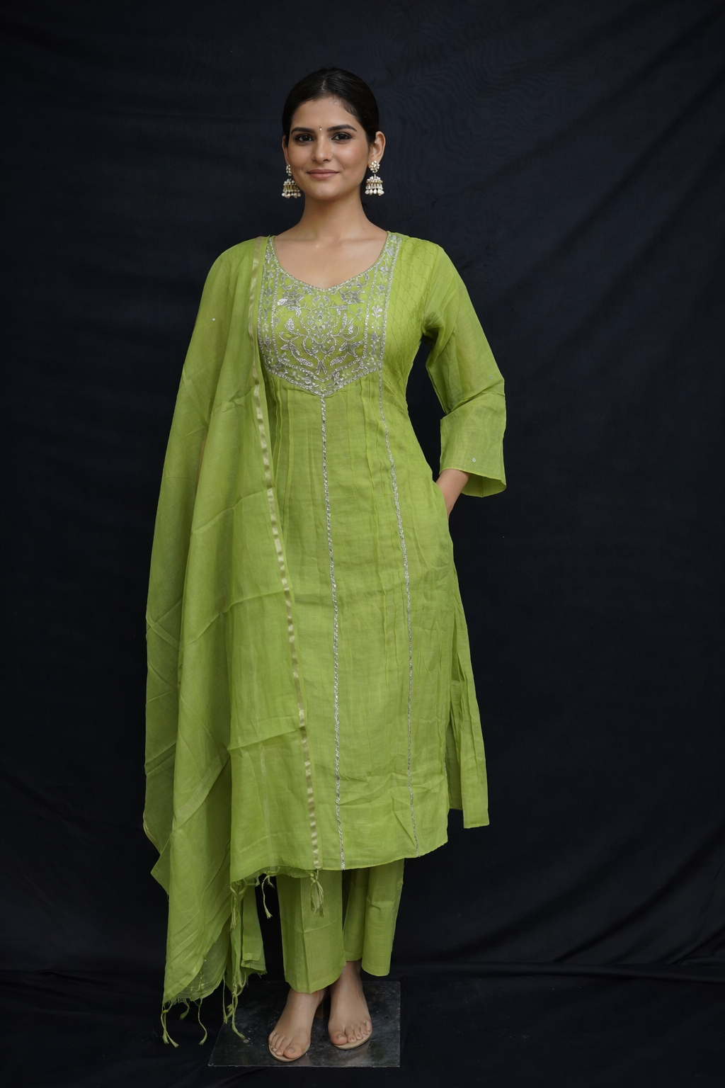 Frock Suit with Dupatta