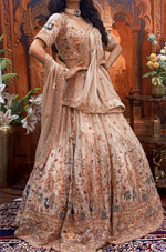 Load image into Gallery viewer, Embroidered Bridal Lehenga Set
