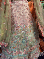Load image into Gallery viewer, Peacock Garden Silk Couture Lehenga Set
