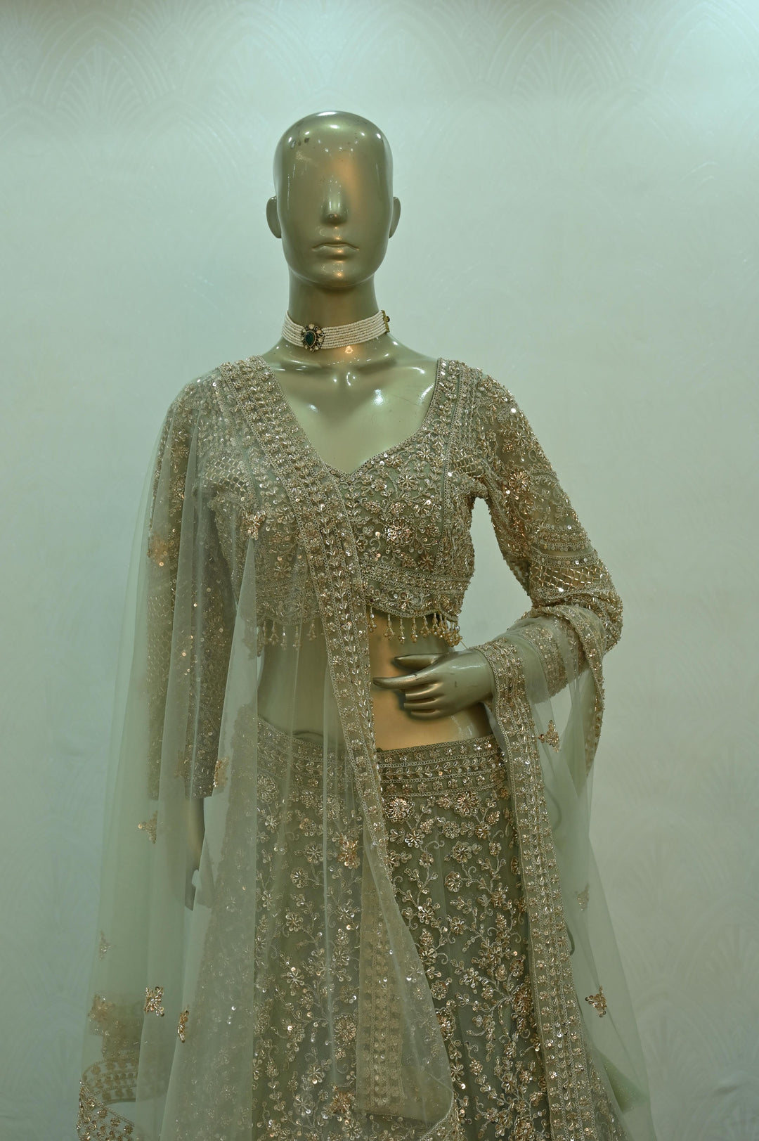 Sage Royale Bridal Lehenga