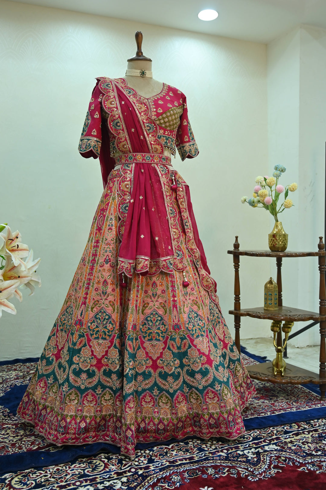Rang Mahal Rani Pink Bridal Lehenga Set