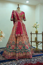 Load image into Gallery viewer, Rang Mahal Rani Pink Bridal Lehenga Set
