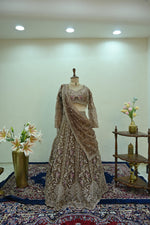 Load image into Gallery viewer, Regal Brown Lehenga Set
