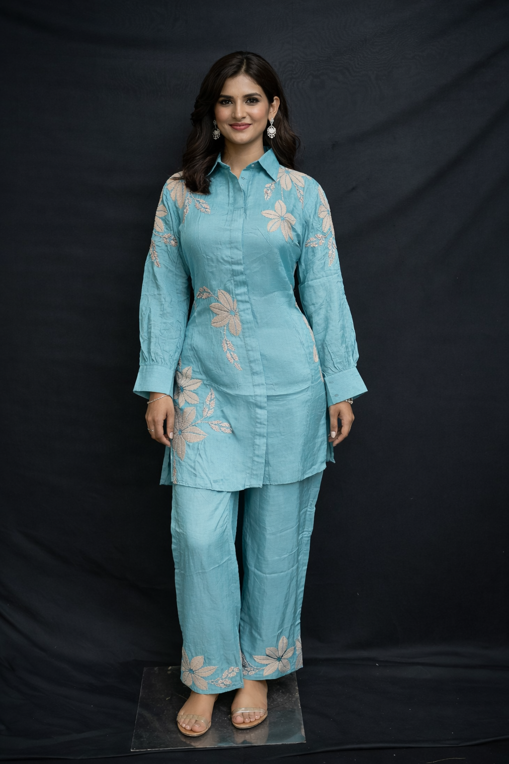 Light sky co ord set