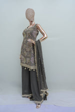 Load image into Gallery viewer, Festive sharara suit for weddings and parties
