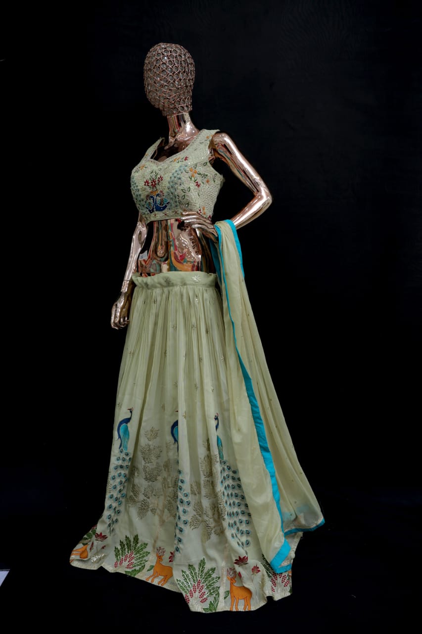 Festive skirt and top dress for celebrations