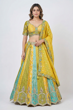 Load image into Gallery viewer, Crop top style dress in brocket silk fabric
